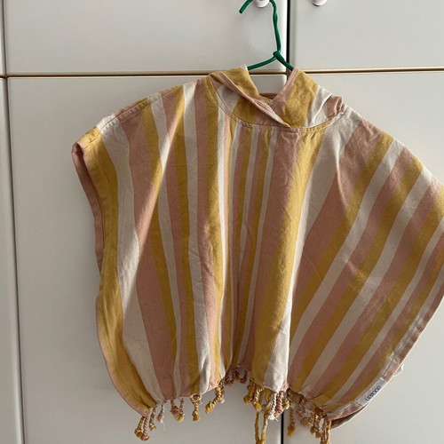 Liewood beach poncho used, 100% organic cotton
