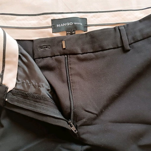 Mango office pants black, like new, size S
