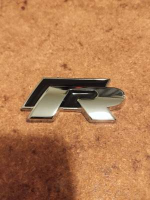 Volkswagen R metal badge new aftermarket for Golf Scirocco T-Roc Tiguan Polo