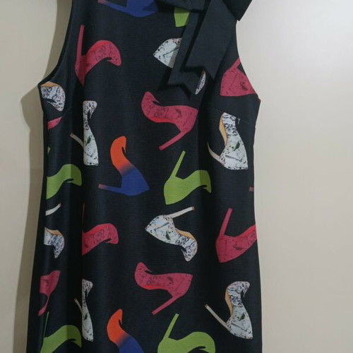 Vintage dress Rinascimento like new with unique print, size S