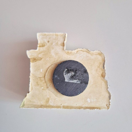 3D fridge magnet with metal element Thessaloniki White Tower like new