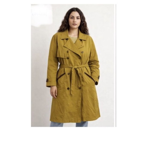 Berghaus trench coat mustard like new, size L, XL