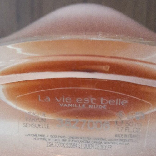 Lancome La Vie Est Belle Vanille Nude Eau de Parfum 50ml new