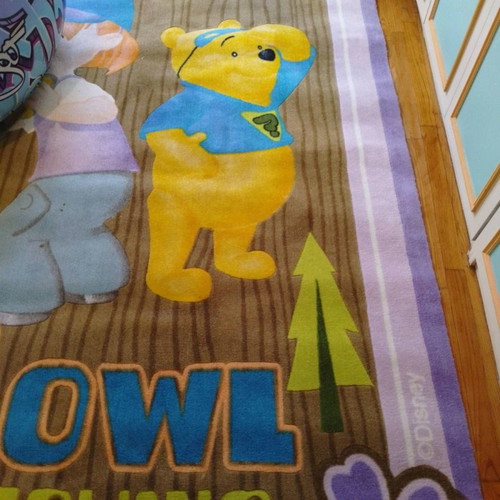 Biocarpets Disney children's rug used with Winnie the Pooh and Owl