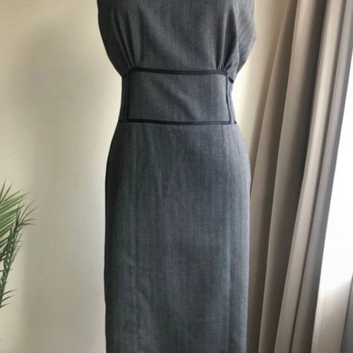 Dress M/L gray like new without belt
