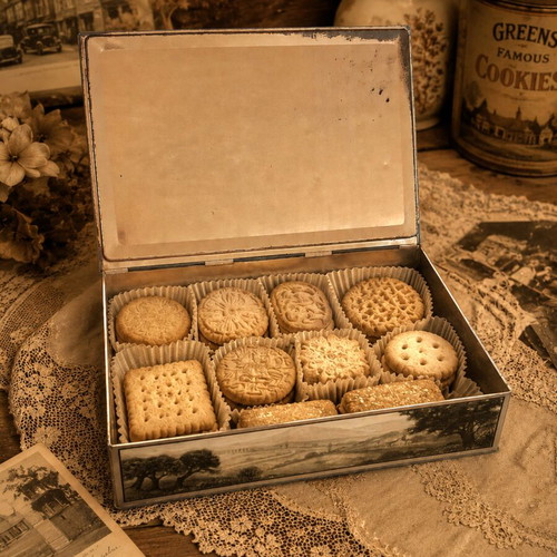 Uneeda Vintage Metal Biscuit Tin National Biscuit Company like new