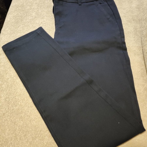 Casual pants used, navy blue, size large