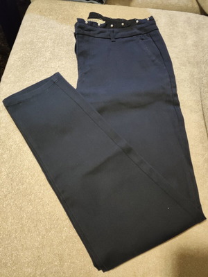 Casual pants used, navy blue, size large