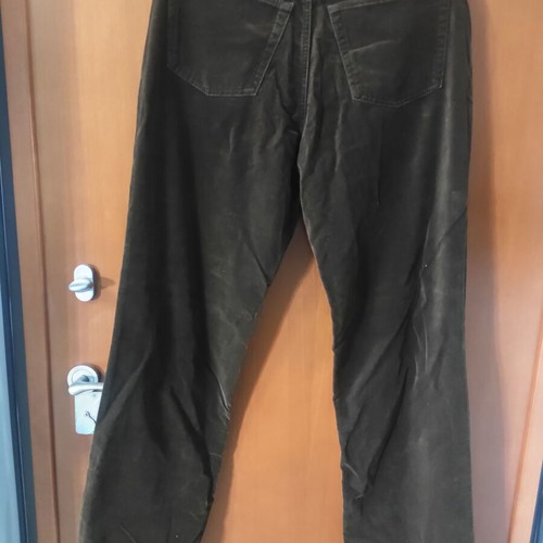 Men's brown velvet pants new, size 42