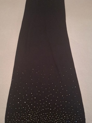 Black winter scarf with strass like new