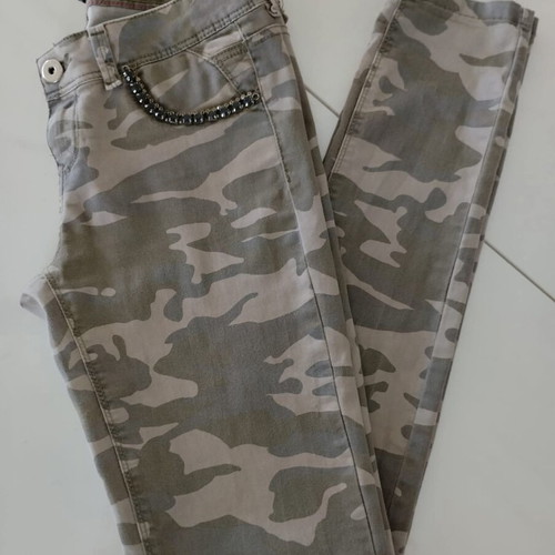 Women's youthful vintage Tally Weijl pants size 38 like new, green