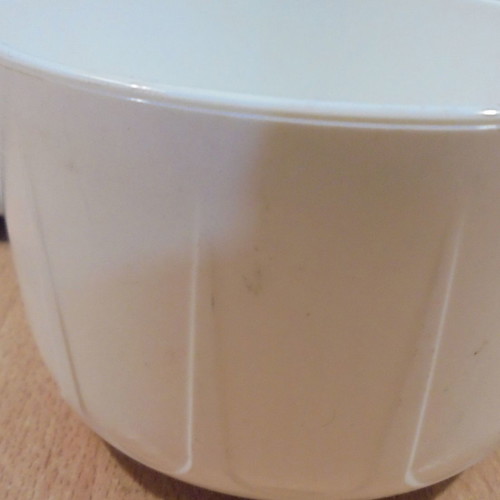 TWA Trans World Airlines set of 2 old plastic promotional mugs used