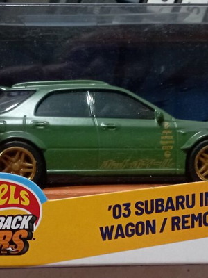 Hot Wheels Pull-Back Speeders ’03 Subaru Impreza WRX στέισον βάγκον αυτοκινητάκι, ΣΦΡΑΓΙΣΜΕΝΟ
