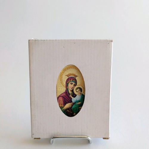 Icon of Virgin Mary with Christ and stand, new