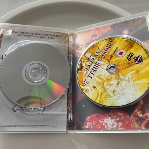 Ghost in the Shell 2 DVD unused, 2 discs without Greek subtitles