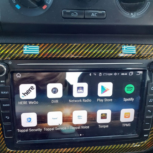 Ηχοσύστημα GPS 8 ιντσών σαν καινούργιο με iGO, WiFi και Bluetooth