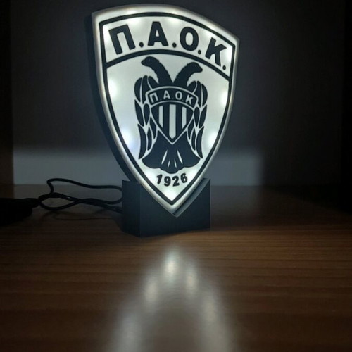 PAOK light sign new with led and usb cable