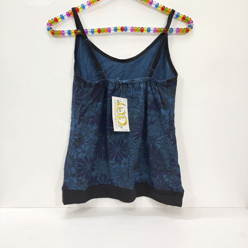 Floral cotton women's top with adjustable straps new, sizes S and M