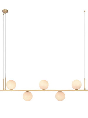 Zambelis Lights Ceiling Pendant Light for 5 E14 Bulbs Gold new