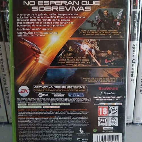 Mass Effect 2 Xbox 360 game