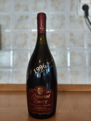 Granrosé Emery Nouveau 1996 σφραγισμένη φιάλη κρασιού