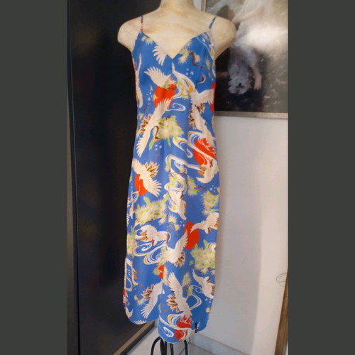 Superdry dress used, size 40, blue viscose