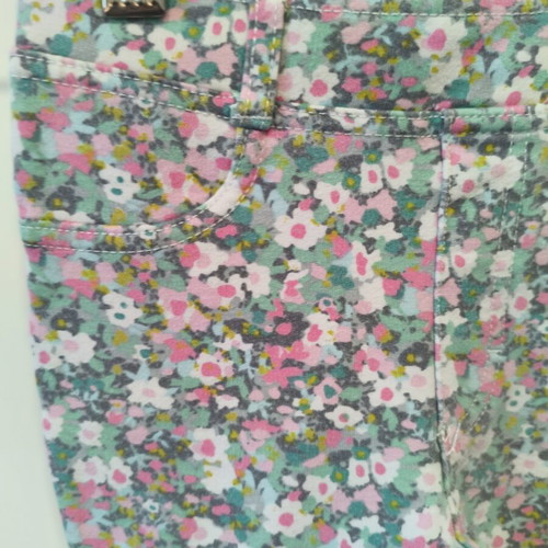 H&M floral jegging pants for girls 3-4 years like new, size 104 cm