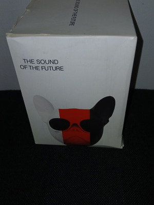 Bluetooth Bulldog speaker new, blue