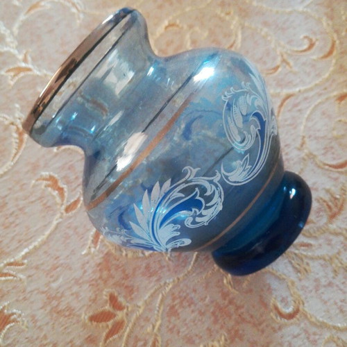 Decorative vases like new, set of 3 with gold finish