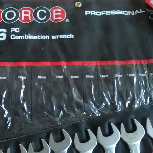 Force 5261 German combination wrench set, new, 9 pieces