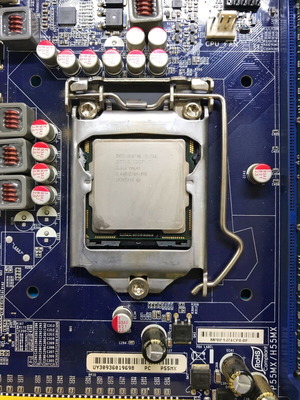 Μητρική Foxconn P55MX με Intel CPU i5-750 και μνήμη 4GB DDR3 μεταχειρισμένη