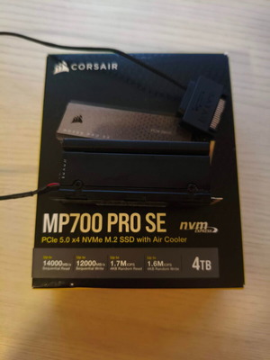 Corsair MP700 PRO SE SSD 4TB M.2 NVMe PCI Express 5.0 σαν καινούργιο
