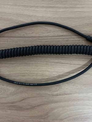 Datalogic RS-232 PWR 9-Pin θηλυκό καλώδιο σπιράλ σαν καινούργιο