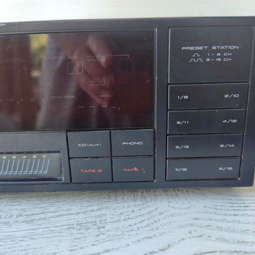 Akai AA-A35 vintage computer controlled receiver used with transformer