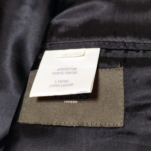 Reiss men's suit used, 40R jacket, 34R trousers, blue
