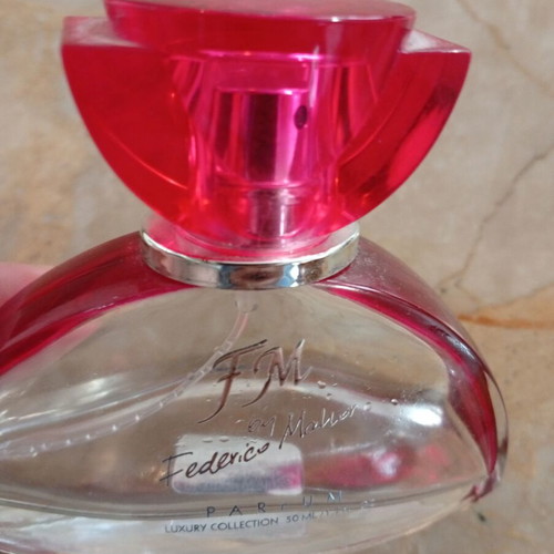 Perfume bottle used, FM by Federico Mahor