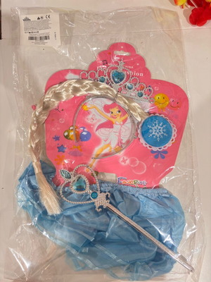 Snow Fairy Carnival Costume new, 4-piece set for ages 3-5