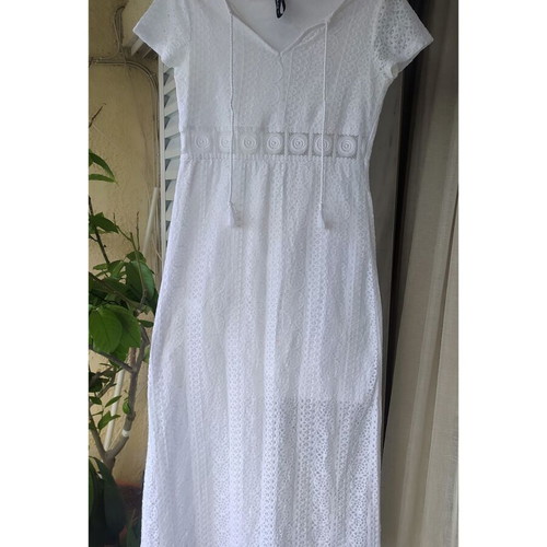 Jean Pascale Lace Dress white new, size S