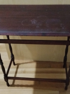 Wooden side coffee table