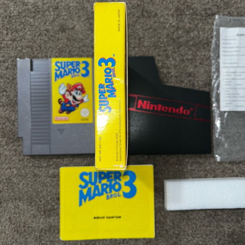Super Mario 3 game for Nintendo NES used, Greek edition