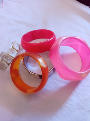 Bracelets used, colorful set