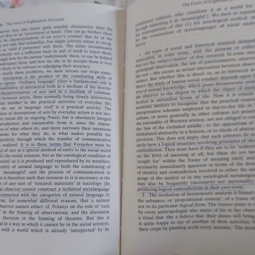 New Rules of Sociological Method by Anthony Giddens like new