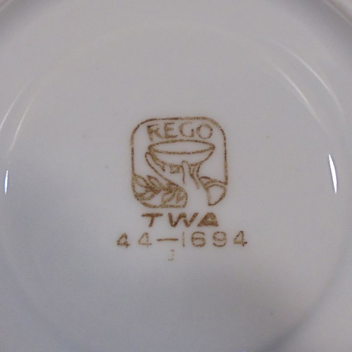 TWA Trans World Airlines old promotional ceramic saucer used
