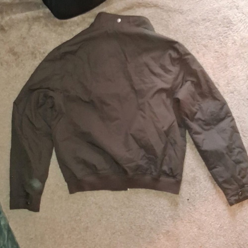 Marks and Spencer Autograph Bomber Jacket khaki size medium like new
