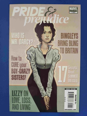 Pride & Prejudice 1 comic book used, English