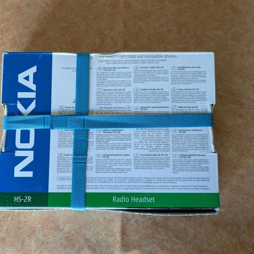 Nokia HS-2R Radio Headset Euro 2 new wired headphones