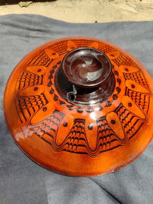 Troyal Ceramic with Peacock Design used