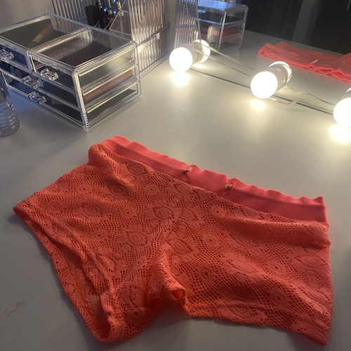 Shorts like new, pink, one size
