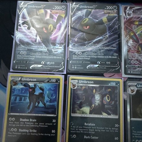 Umbreon card lot near mint condition