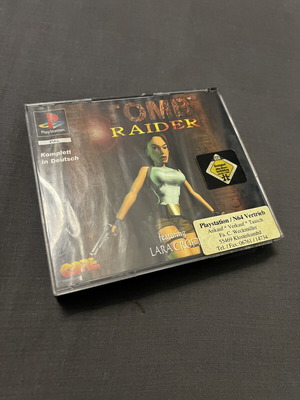 Tomb Raider 1 PlayStation PS1 used, German edition